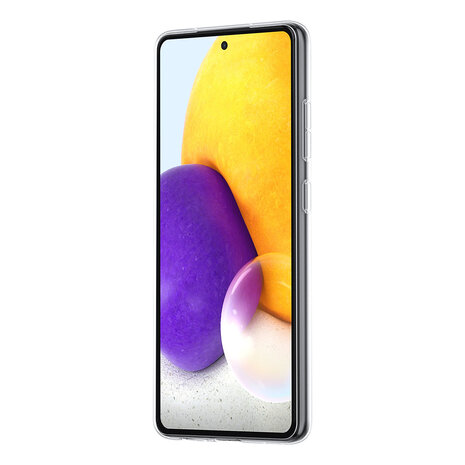 Samsung Galaxy A72 TPU Backcover - Transparant Samsung Galaxy A72 TPU Backcover - Transparant