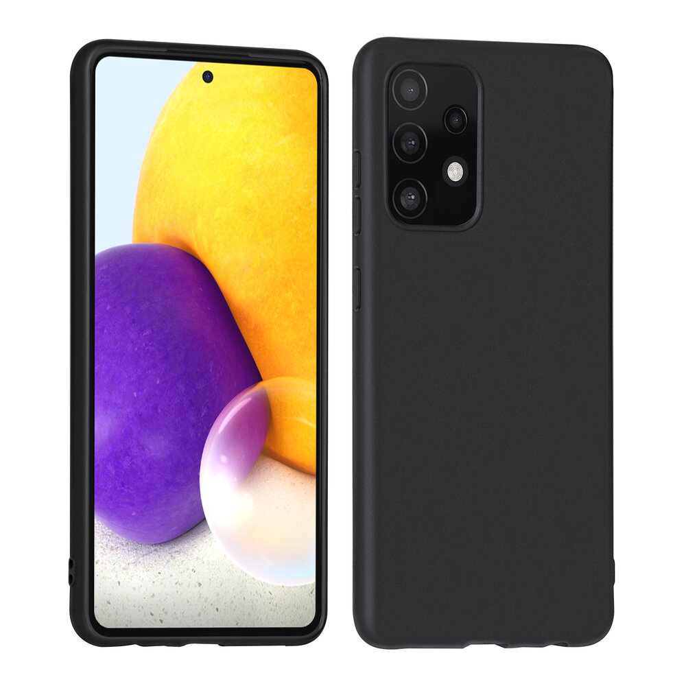 Samsung Galaxy A72 Silikonhülle - Schwarz Samsung Galaxy A72 Silikonhülle - Schwarz
