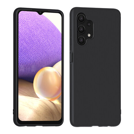 Samsung Galaxy A32 TPU Backcover - Zwart - 5G Samsung Galaxy A32 TPU Backcover - Zwart - 5G