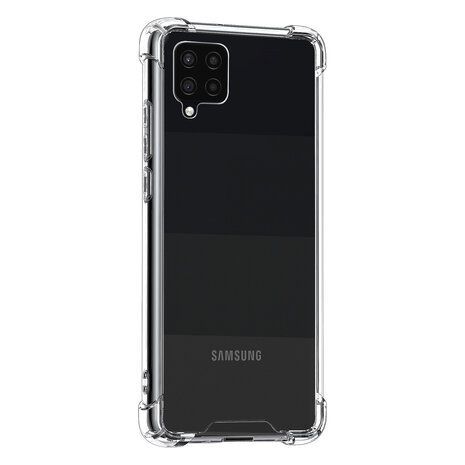 Samsung Galaxy A42 TPU Backcover - Transparent - Antishock Samsung Galaxy A42 TPU Backcover - Transparent - Antishock