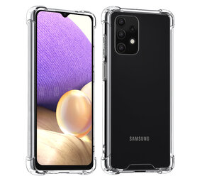 Samsung Galaxy A32 TPU Backcover - Transparent - Antishock - 5G Samsung Galaxy A32 TPU Backcover - Transparent - Antishock - 5G