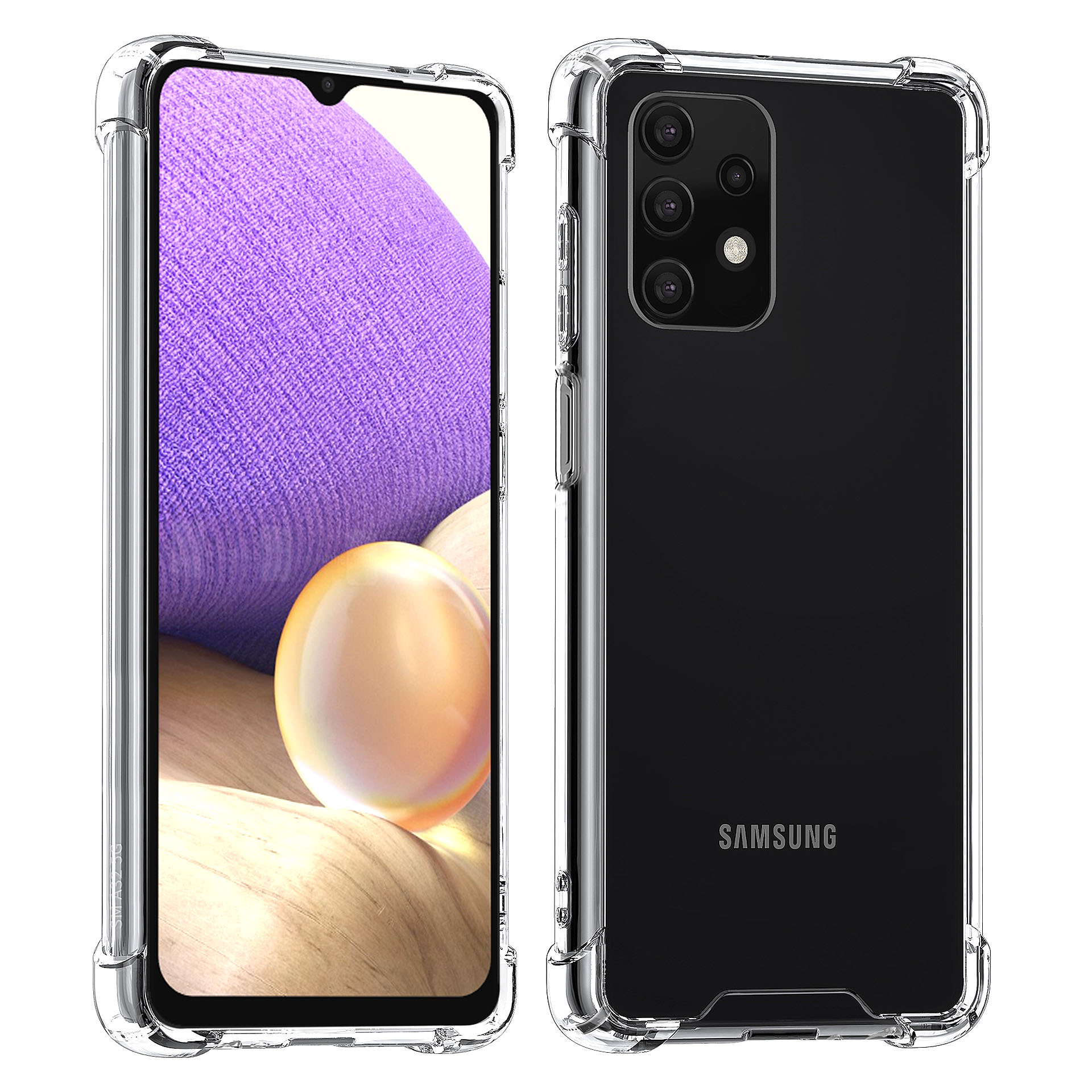 Samsung Galaxy A32 TPU Backcover - Transparant - Antishock - 5G