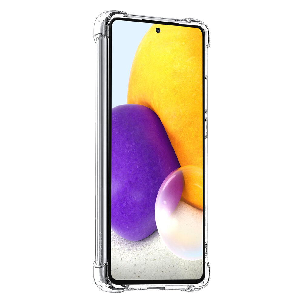 Samsung Galaxy A72 TPU Backcover - Transparant - Antishock Samsung Galaxy A72 TPU Backcover - Transparant - Antishock