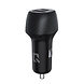 UNIQ Accessory UNIQ Accessory 2.4A 36 Watt Dual port Fast Car Charger - USB - USB Type-C - Black UNIQ Accessory UNIQ Accessory 2.4A 36 Watt Dual port Fast Car Charger - USB - USB Type-C - Black
