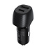 UNIQ Accessory 2.4A 36 Watt Chargeur de Voiture Rapide Double Port - USB - USB Type-C - Noir UNIQ Accessory 2.4A 36 Watt Chargeur de Voiture Rapide Double Port - USB - USB Type-C - Noir
