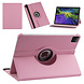 Apple iPad Pro 11 (2021) Tablet Housse - Rose - Rotatif à 360 degrés Apple iPad Pro 11 (2021) Tablet Housse - Rose - Rotatif à 360 degrés