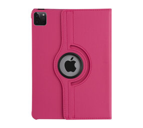 Apple iPad Pro 11 (2021) Tablet Housse - Rose vif - Rotatif à 360 degrés Apple iPad Pro 11 (2021) Tablet Housse - Rose vif - Rotatif à 360 degrés