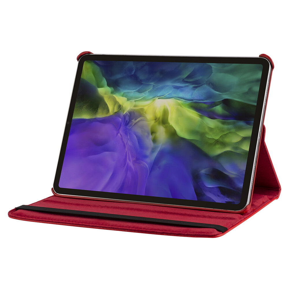 Apple iPad Pro 11 (2021) Book Case Tablet - Red - 360 Degree Rotatable Apple iPad Pro 11 (2021) Book Case Tablet - Red - 360 Degree Rotatable