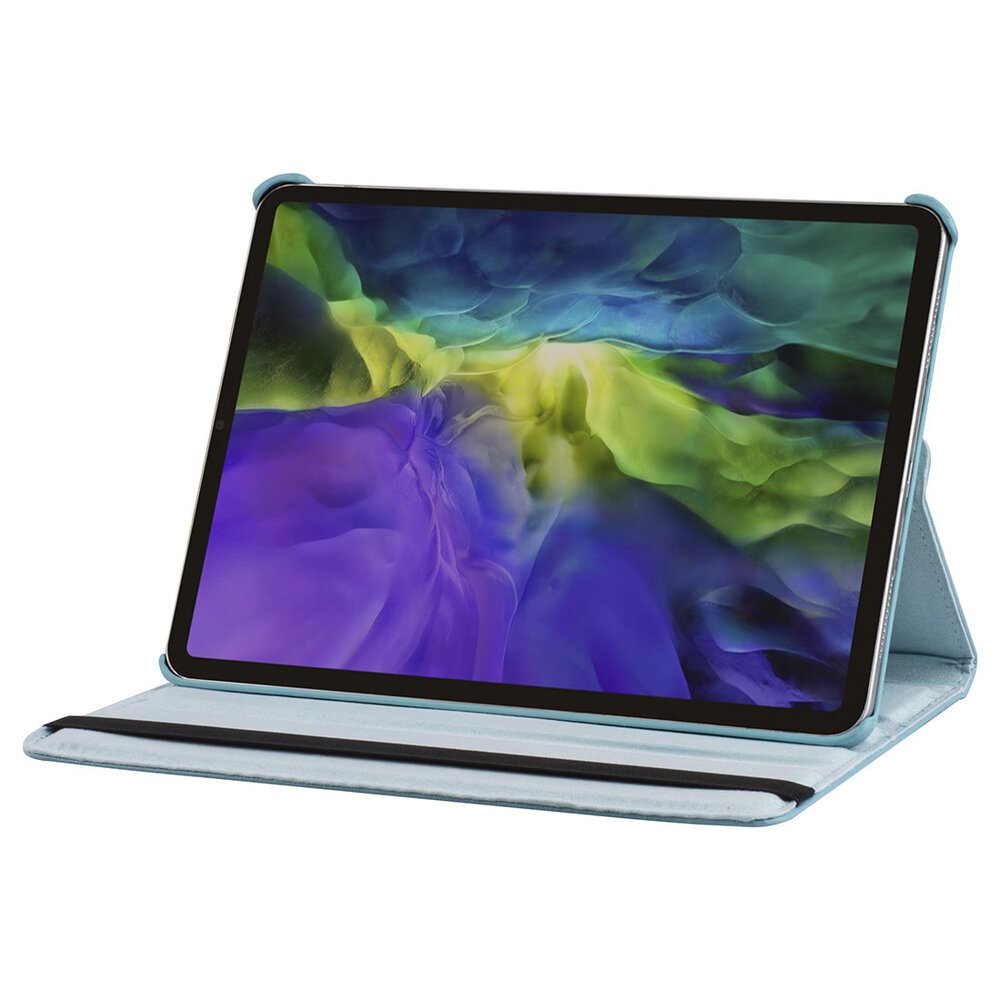 Apple iPad Pro 11 (2021) Book Case Tablethoes - LichtBlauw - 360 Graden Draaibaar Apple iPad Pro 11 (2021) Book Case Tablethoes - LichtBlauw - 360 Graden Draaibaar
