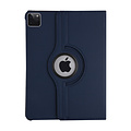 Apple iPad Pro 11 (2021) Book Case Tablethoes - DonkerBlauw - 360 Graden Draaibaar