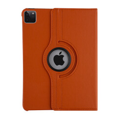 Apple iPad Pro 11 (2021) Book Case Tablet - Orange - 360 Degree Rotatable