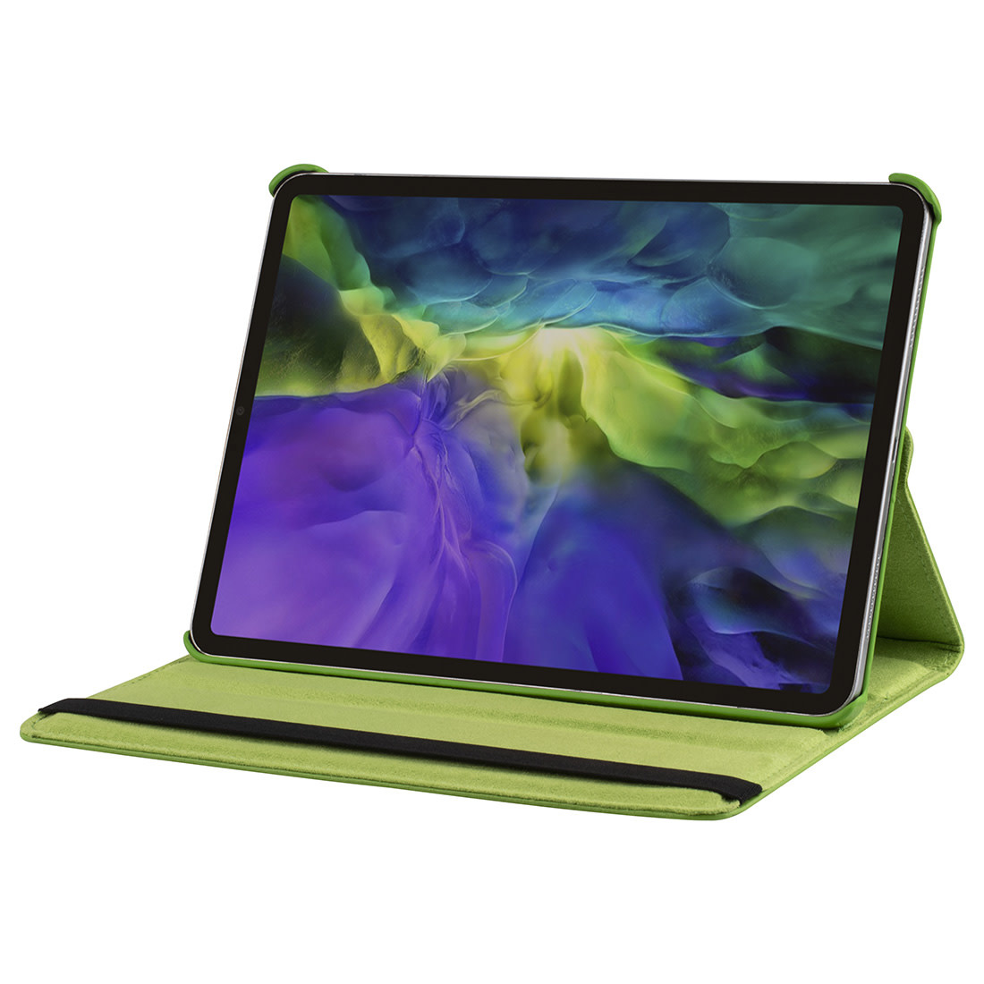 Apple iPad Pro 11 (2021) Book Case Tablethoes - Groen - 360 Graden Draaibaar, foto 3 van 4