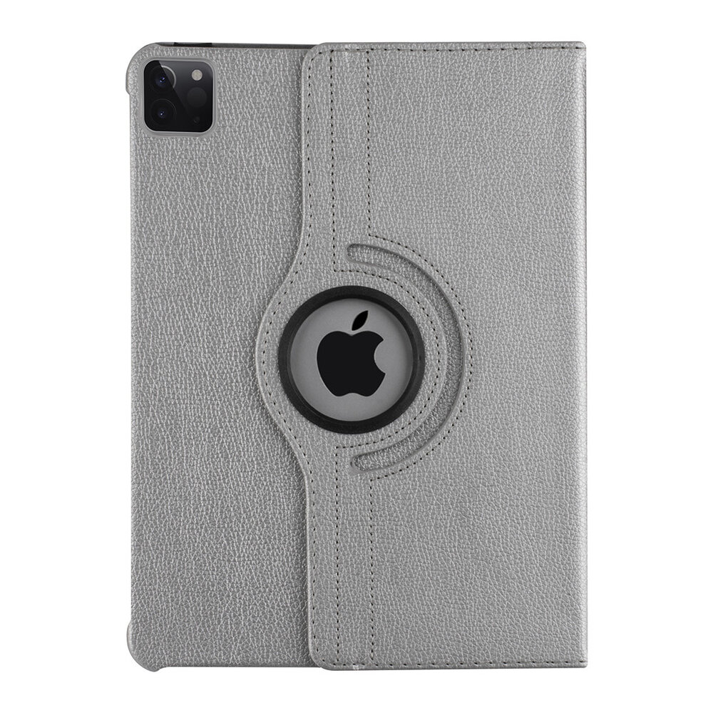 Apple iPad Pro 11 (2021) Book Case Tablethoes - Zilver - 360 Graden Draaibaar Apple iPad Pro 11 (2021) Book Case Tablethoes - Zilver - 360 Graden Draaibaar