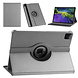 Apple iPad Pro 11 (2021) Tablet Housse - Argent - Rotatif à 360 degrés Apple iPad Pro 11 (2021) Tablet Housse - Argent - Rotatif à 360 degrés