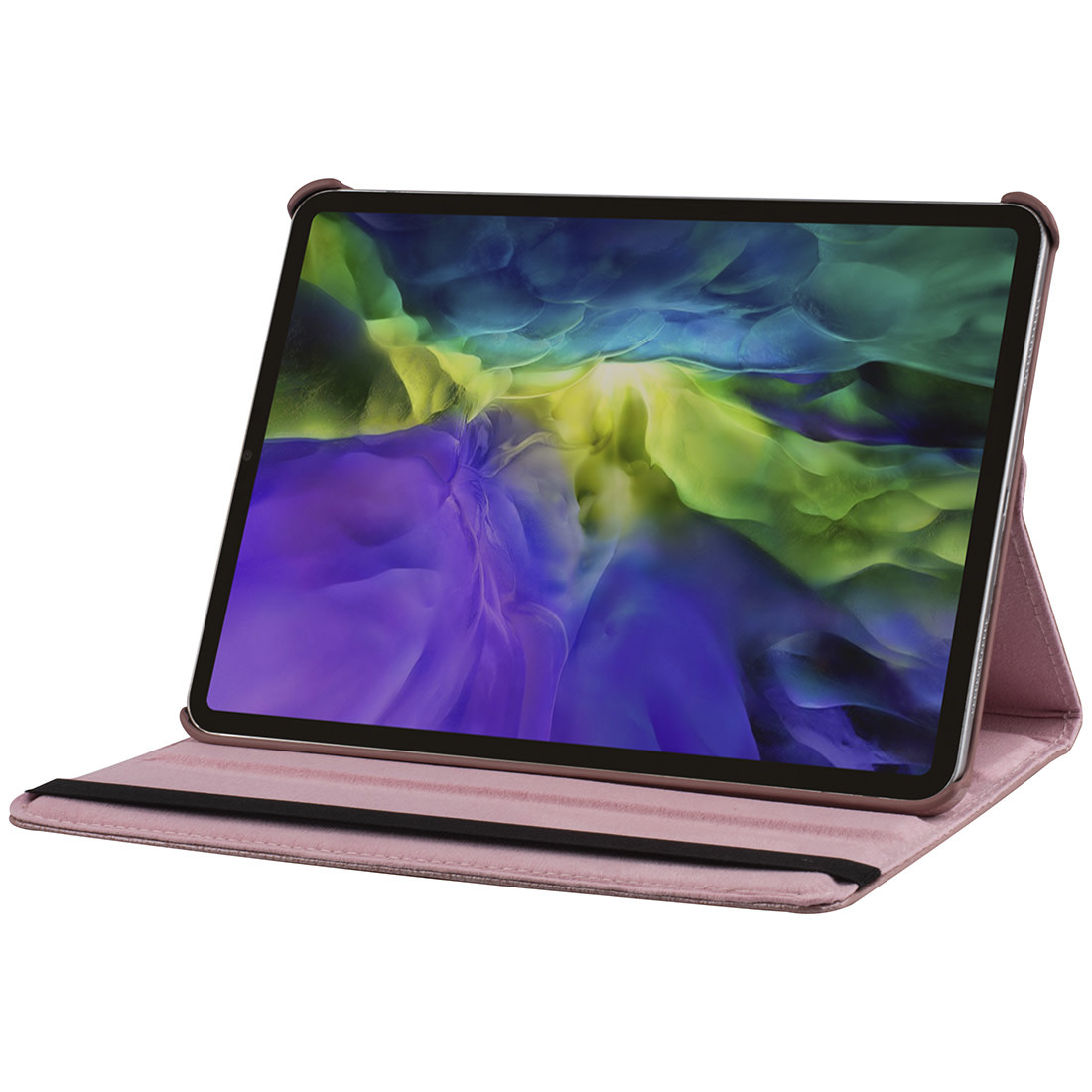 Apple iPad Pro 11 (2021) Book Case Tablethoes - Rose Gold - 360 Graden Draaibaar, foto 3 van 4