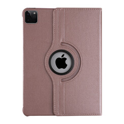 Apple iPad Pro 11 (2021) Book Case Tablet - Rose Gold - 360 Degree Rotatable
