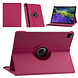 Apple iPad Pro 12.9 (2021) Tablet Housse - Rose vif - Rotatif à 360 degrés Apple iPad Pro 12.9 (2021) Tablet Housse - Rose vif - Rotatif à 360 degrés