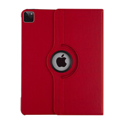 Apple iPad Pro 12.9 (2021) Book Case Tablethoes - Rood - 360 Graden Draaibaar