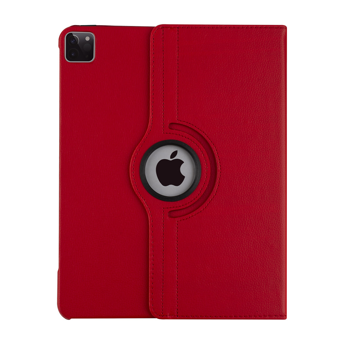 Apple iPad Pro 12.9 (2021) Book Case Tablethoes - Rood - 360 Graden Draaibaar