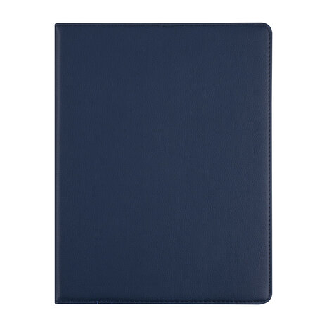 Apple iPad Pro 12.9 (2021) Book Case Tablet - Dark Blue - 360 Degree Rotatable Apple iPad Pro 12.9 (2021) Book Case Tablet - Dark Blue - 360 Degree Rotatable
