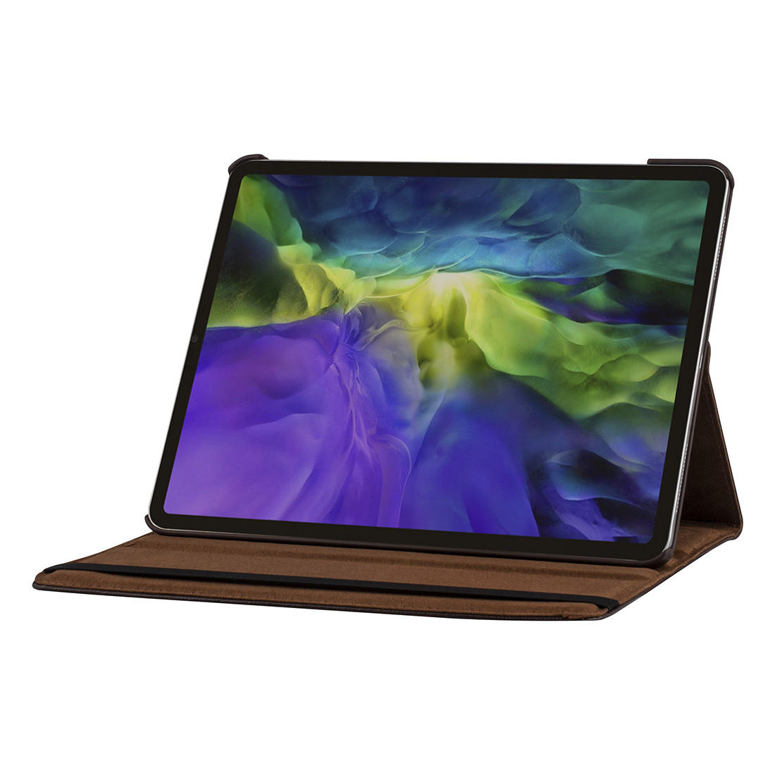 Apple iPad Pro 12.9 (2021) Book Case Tablethoes - Bruin - 360 Graden Draaibaar, foto 3 van 4
