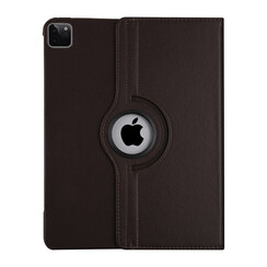 Apple iPad Pro 12.9 (2021) Book Case Tablet - Brown - 360 Degree Rotatable