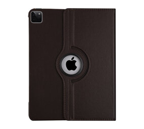 Apple iPad Pro 12.9 (2021) Book Case Tablethoes - Bruin - 360 Graden Draaibaar Apple iPad Pro 12.9 (2021) Book Case Tablethoes - Bruin - 360 Graden Draaibaar