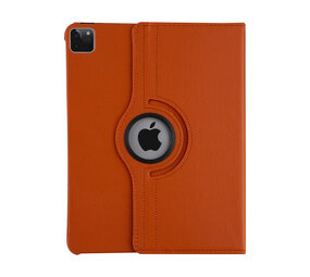 Apple iPad Pro 12.9 (2021) Tablet Housse - Orange - Rotatif à 360 degrés Apple iPad Pro 12.9 (2021) Tablet Housse - Orange - Rotatif à 360 degrés