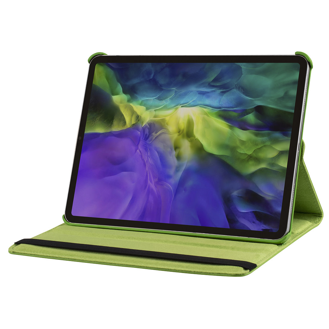 Apple iPad Pro 12.9 (2021) Book Case Tablethoes - Groen - 360 Graden Draaibaar, foto 3 van 4
