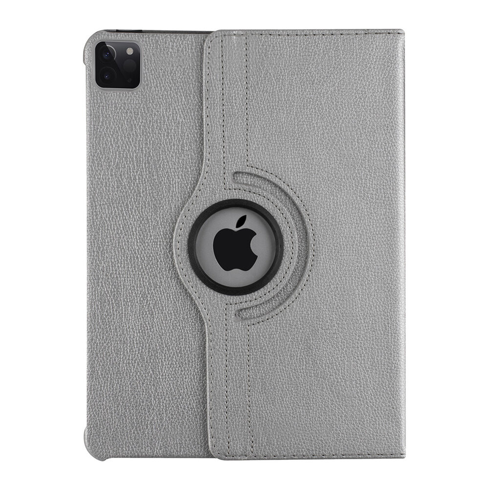 Apple iPad Pro 12.9 (2021) Tablet Housse - Argent - Rotatif à 360 degrés Apple iPad Pro 12.9 (2021) Tablet Housse - Argent - Rotatif à 360 degrés