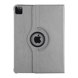 Apple iPad Pro 12.9 (2021) Book Case Tablet - Silver - 360 Degree Rotatable Apple iPad Pro 12.9 (2021) Book Case Tablet - Silver - 360 Degree Rotatable