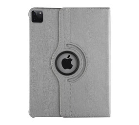 Apple iPad Pro 12.9 (2021) Book Case Tablet - Silber - 360 Grad drehbar Apple iPad Pro 12.9 (2021) Book Case Tablet - Silber - 360 Grad drehbar