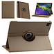 Apple iPad Pro 12.9 (2021) Tablet Housse - Or - Rotatif à 360 degrés Apple iPad Pro 12.9 (2021) Tablet Housse - Or - Rotatif à 360 degrés