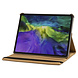 Apple iPad Pro 12.9 (2021) Book Case Tablet - Gold - 360 Degree Rotatable Apple iPad Pro 12.9 (2021) Book Case Tablet - Gold - 360 Degree Rotatable