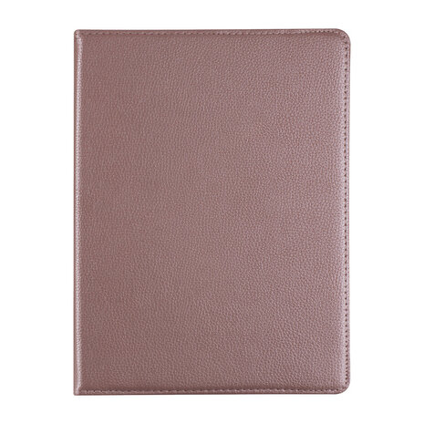 Apple iPad Pro 12.9 (2021) Book Case Tablethoes - Rose Gold - 360 Graden Draaibaar Apple iPad Pro 12.9 (2021) Book Case Tablethoes - Rose Gold - 360 Graden Draaibaar