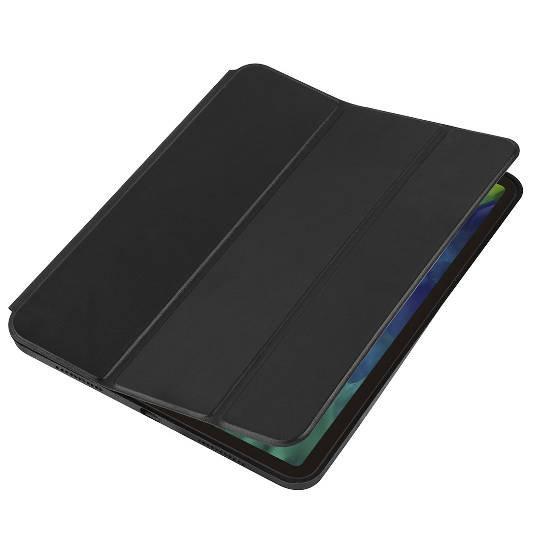 Apple iPad Pro 12.9 (2021) Book Case Tablethoes - Zwart - Smart Case, foto 3 van 5