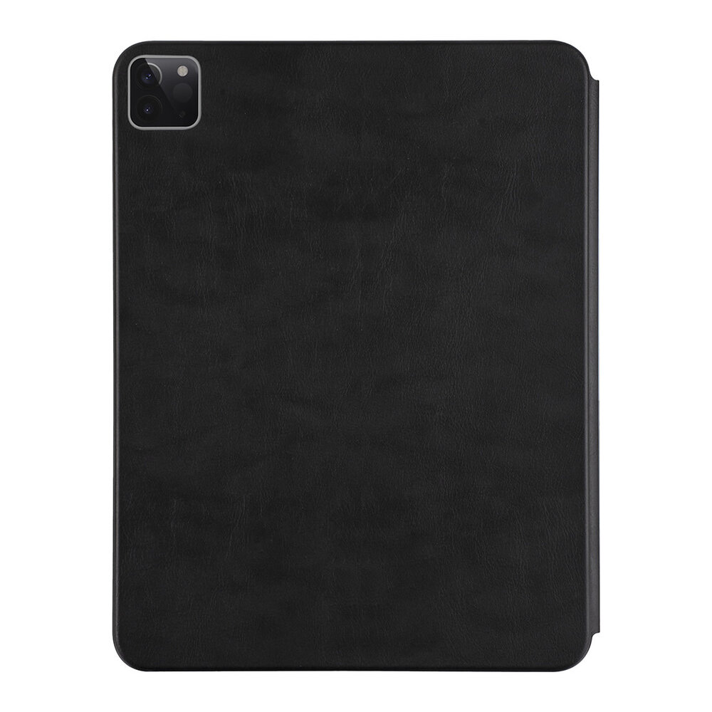 Apple iPad Pro 12.9 (2021) Book Case Tablethoes - Zwart - Smart Case Apple iPad Pro 12.9 (2021) Book Case Tablethoes - Zwart - Smart Case