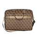 Guess Guess 15 Inch PU Leather Laptop and Tablet Bag - Big 4G Logo - Brown Guess Guess 15 Inch PU Leather Laptop and Tablet Bag - Big 4G Logo - Brown