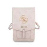 Guess Guess 7 inch PU-Leder Handytasche - Wallet bag - Rosa - Big 4G Logo - GUWBG4GFPI