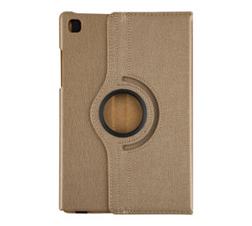Samsung Tab A7 10.4 (2020) Book Case Tablethoes - Goud - (T500-T505) - 360 graden draaibaar Samsung Tab A7 10.4 (2020) Book Case Tablethoes - Goud - (T500-T505) - 360 graden draaibaar