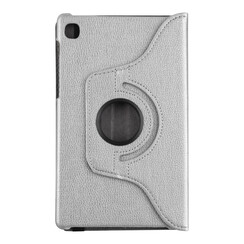 Samsung Tab A7 Lite 8.7 (2021) Book Case Tablethoes - Zilver - (T220-T225) - 360 graden draaibaar
