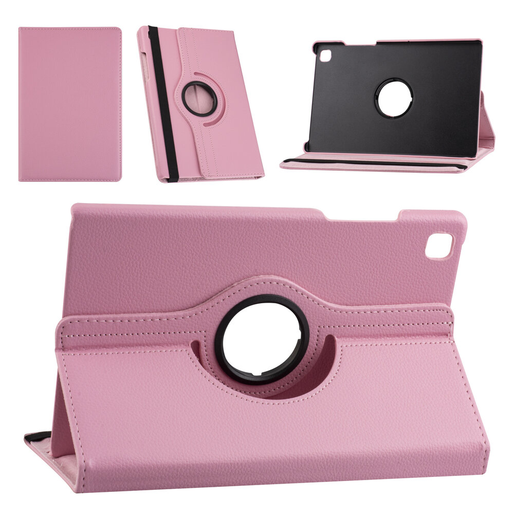 Samsung Tab A7 10.4 (2020) Book Case Tablet - Pink - (T500-T505) - 360 degrees rotatable Samsung Tab A7 10.4 (2020) Book Case Tablet - Pink - (T500-T505) - 360 degrees rotatable
