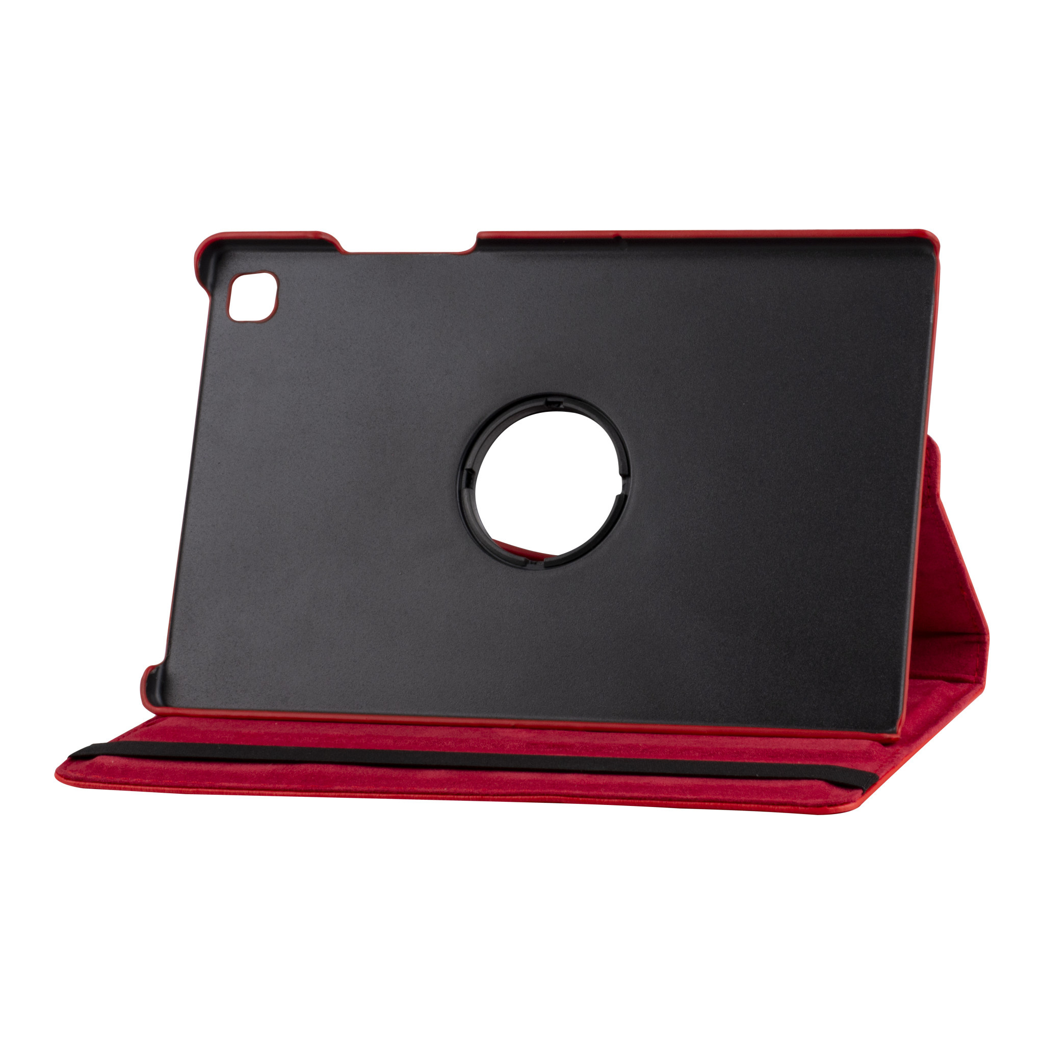 Samsung Tab A7 10.4 (2020) Book Case Tablethoes - Rood - (T500-T505) - 360 graden draaibaar, foto 3 van 4