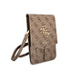 Guess Guess 7 inch PU Leather Wallet bag - Brown - Big 4G Logo - GUWBG4GFBR Guess Guess 7 inch PU Leather Wallet bag - Brown - Big 4G Logo - GUWBG4GFBR