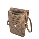 Guess Guess 7 inch PU Leather Wallet bag - Brown - Big 4G Logo - GUWBG4GFBR Guess Guess 7 inch PU Leather Wallet bag - Brown - Big 4G Logo - GUWBG4GFBR