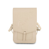 Guess Guess 7 inch Wallet Bag - Gold - Saffiano Leather- GUWBRSAVSLG
