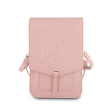 Guess Guess 7 inch Wallet Bag - Pink - Saffiano Leather- GUWBRSAVSPI