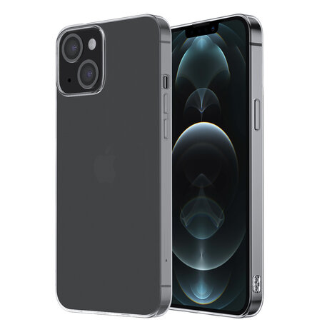 iPhone 13 TPU Back Cover - Transparent iPhone 13 TPU Back Cover - Transparent