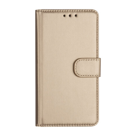 iPhone 13 Mini Booktype hoesje - Goud - Pasjeshouder - Magneetsluiting iPhone 13 Mini Booktype hoesje - Goud - Pasjeshouder - Magneetsluiting