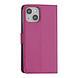 iPhone 13 Mini Book type housse - Rose vif - Porte-cartes - Fermeture magnétique iPhone 13 Mini Book type housse - Rose vif - Porte-cartes - Fermeture magnétique